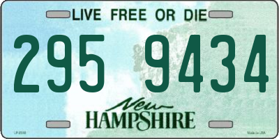 NH license plate 2959434