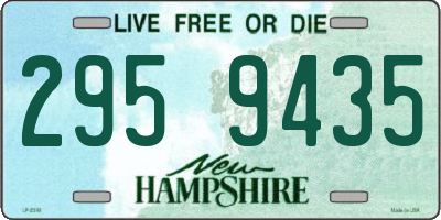 NH license plate 2959435
