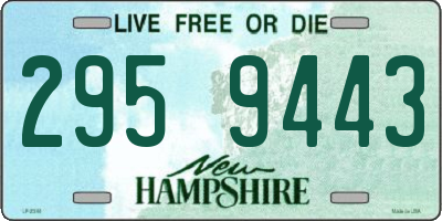 NH license plate 2959443