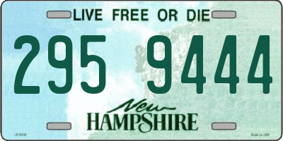 NH license plate 2959444
