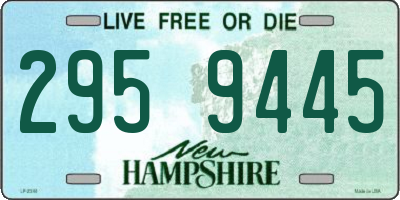NH license plate 2959445