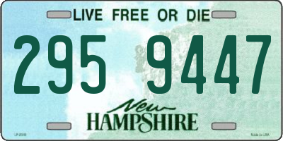 NH license plate 2959447