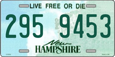 NH license plate 2959453