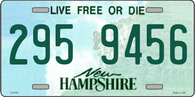 NH license plate 2959456