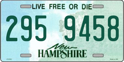 NH license plate 2959458