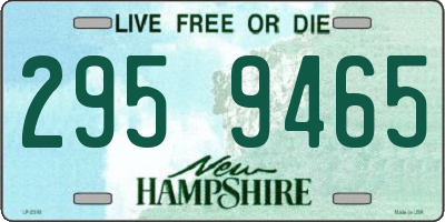 NH license plate 2959465