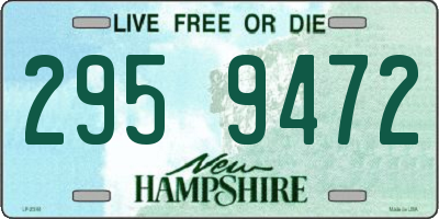 NH license plate 2959472