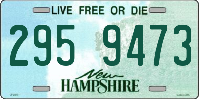NH license plate 2959473