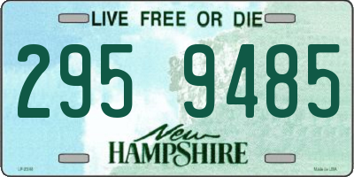 NH license plate 2959485