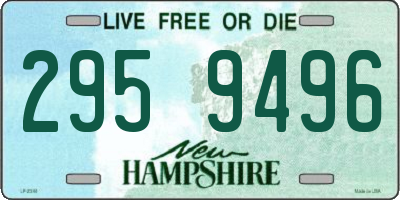 NH license plate 2959496