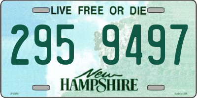 NH license plate 2959497
