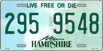 NH license plate 2959548