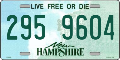 NH license plate 2959604