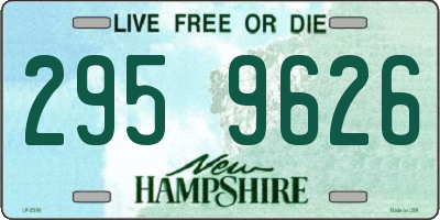 NH license plate 2959626