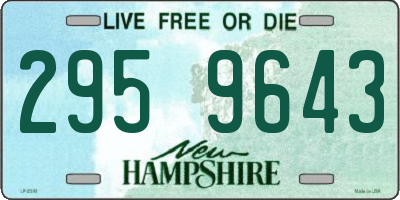 NH license plate 2959643