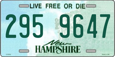 NH license plate 2959647