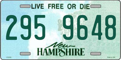 NH license plate 2959648