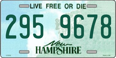 NH license plate 2959678