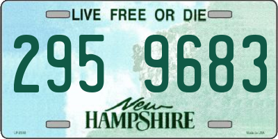 NH license plate 2959683