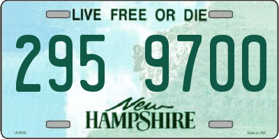 NH license plate 2959700