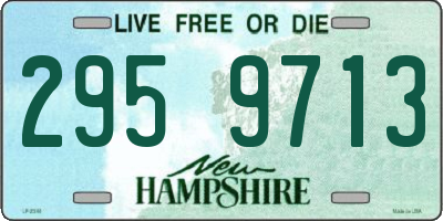 NH license plate 2959713