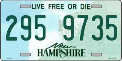 NH license plate 2959735