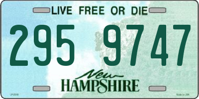 NH license plate 2959747