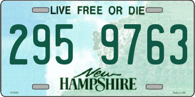 NH license plate 2959763