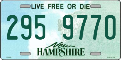 NH license plate 2959770