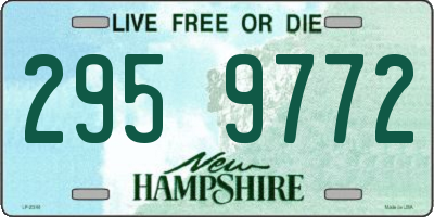 NH license plate 2959772