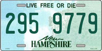 NH license plate 2959779
