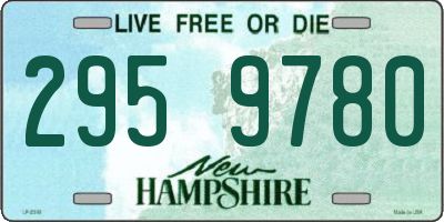 NH license plate 2959780