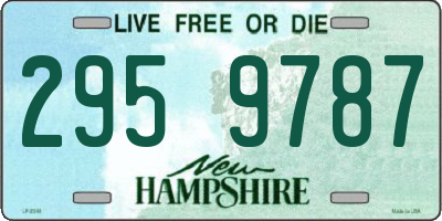 NH license plate 2959787