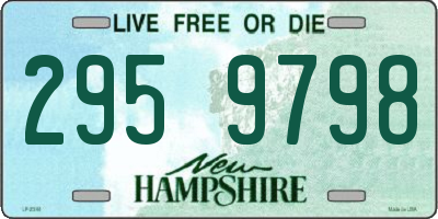 NH license plate 2959798