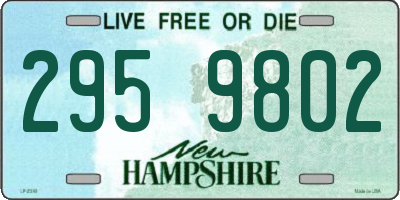 NH license plate 2959802