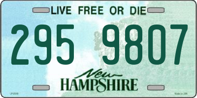 NH license plate 2959807