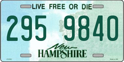 NH license plate 2959840