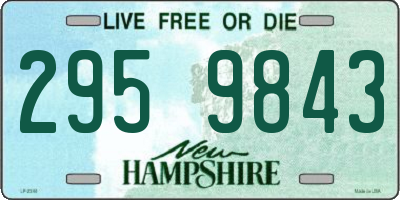 NH license plate 2959843