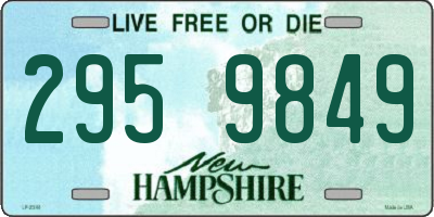 NH license plate 2959849