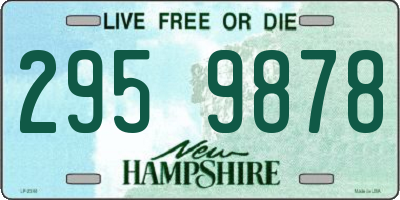 NH license plate 2959878