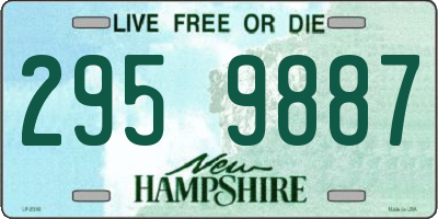 NH license plate 2959887