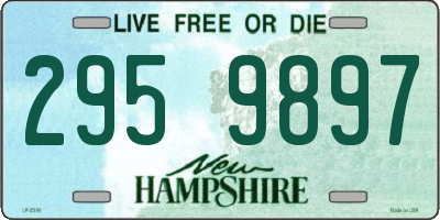 NH license plate 2959897