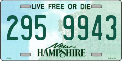 NH license plate 2959943