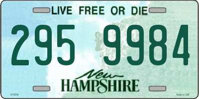 NH license plate 2959984