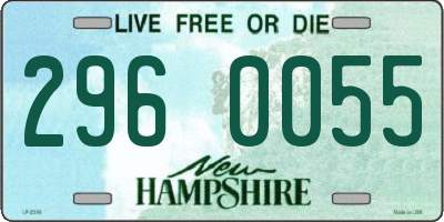 NH license plate 2960055