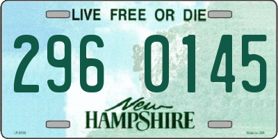 NH license plate 2960145