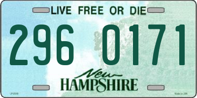 NH license plate 2960171