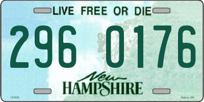 NH license plate 2960176
