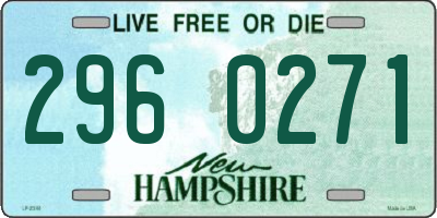 NH license plate 2960271