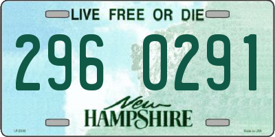NH license plate 2960291